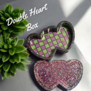 Double Heart Decorative Box