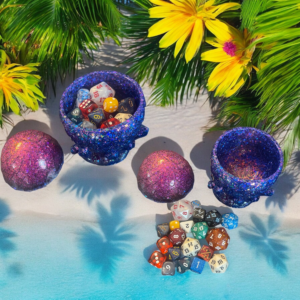 Dragon Egg and Crystals Dice Storage