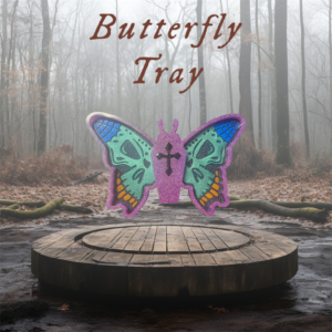 Gothic Butterfly Tray