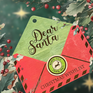 Dear Santa Christmas List Holder Ornament