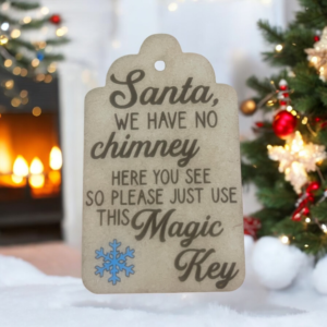 Santa's Magic Key Christmas Ornament