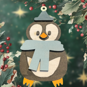 Penguin Scarf Christmas Ornament