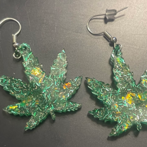 Cannabis Leaf Earrings
