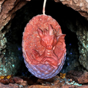 Dragon Egg W/ Baby Dragon Candle