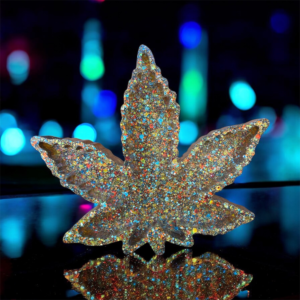 Small Cannabis Leaf Jewelry Tray