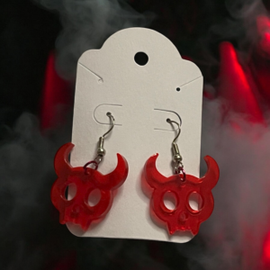 Devil Skull Earrings