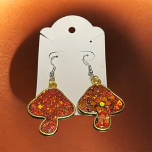 Mushroom Dangle Earrings